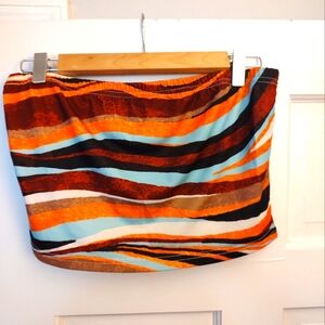 Colorful Bandeau Top